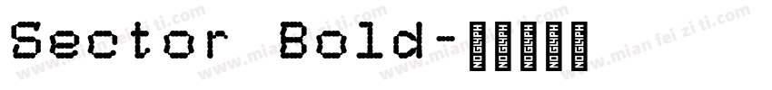 Sector Bold字体转换
